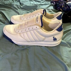Reebok S Carter LA Dodgers White and Blue Men's Sneakers
